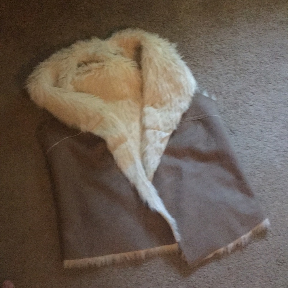 Suede vest